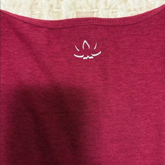 Beyond Yoga Deep Red Long Sleeve Blouse - Picture 3 of 3